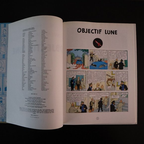 1981 Les Aventures de Tintin: Objectif Lune (French Edition) - Picture 5 of 8